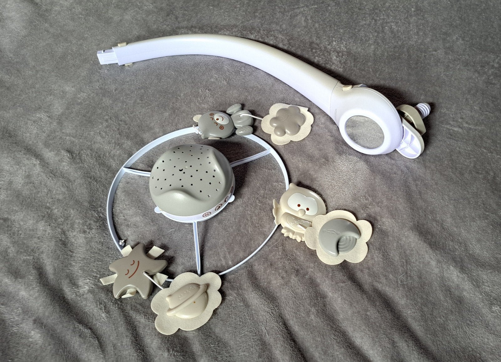 Infantino baby mobiel met licht en geluid, Kinderen en Baby's, Ophalen of Verzenden, Gebruikt, Mobiel, Met licht