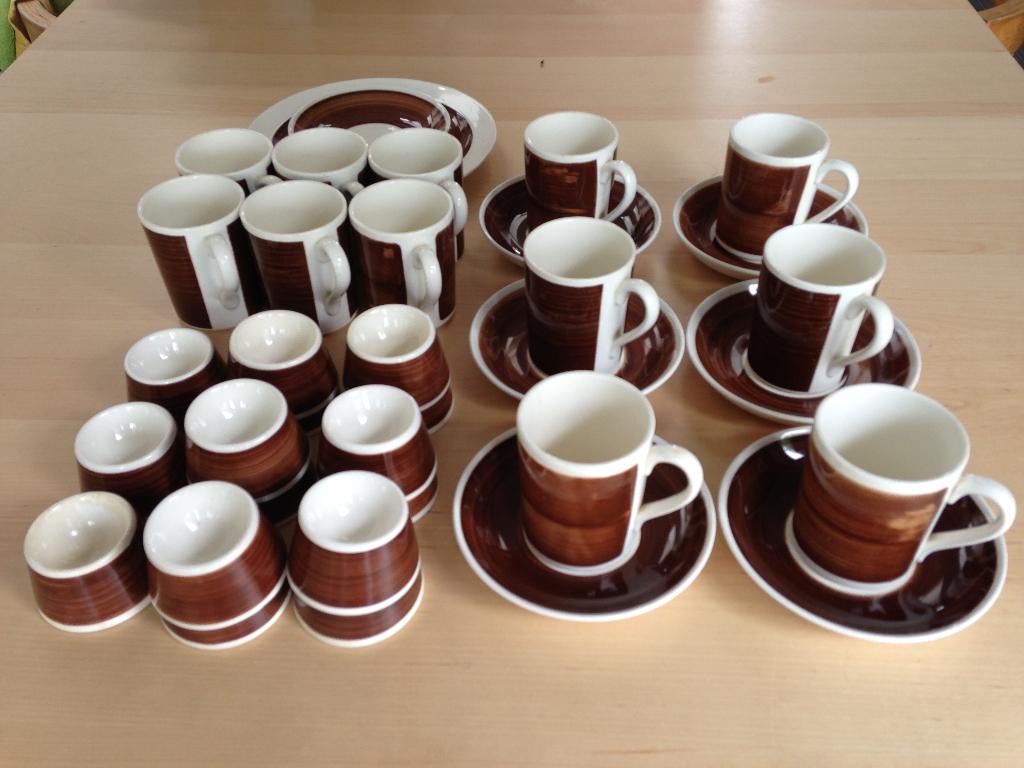 Royal Sphinx Maastricht Regout retro servies jaren 50 60, Huis en Inrichting, Keuken | Servies, Gebruikt, Compleet servies, Keramiek