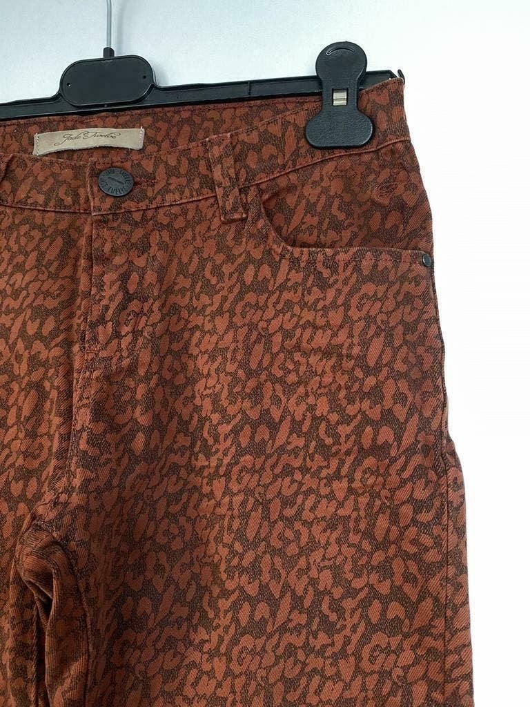G104 Nieuw: Jade Twelve mt 30+31+32=M jeans broek bruin, Jade Twelve, Overige kleuren, Nieuw, Ophalen of Verzenden