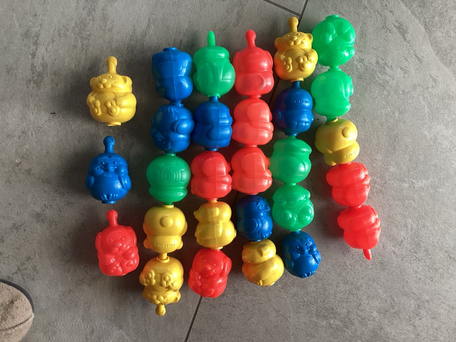 Vintage Fisher-Price Snap-Lock Dierenkralen #2100 Jaren '80, Ophalen of Verzenden, Gebruikt, Overige typen