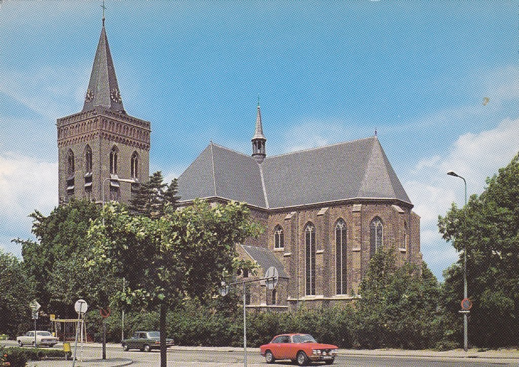 Ede. Oude Ansichtkaart.  Kerk, Verzenden, 1960 tot 1980, Ongelopen, Gelderland