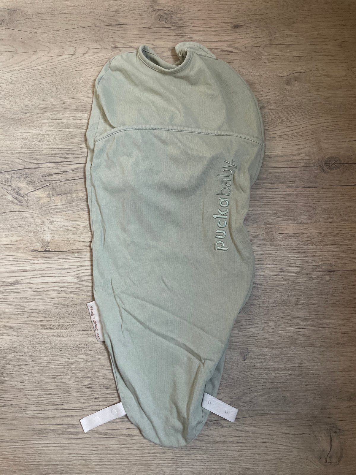 Puckababy Piep slaapzak 0-3 maanden, Kinderen en Baby's, Dekens, Slaapzakjes en Inbakerproducten, Groen, Puckababy, Ophalen of Verzenden
