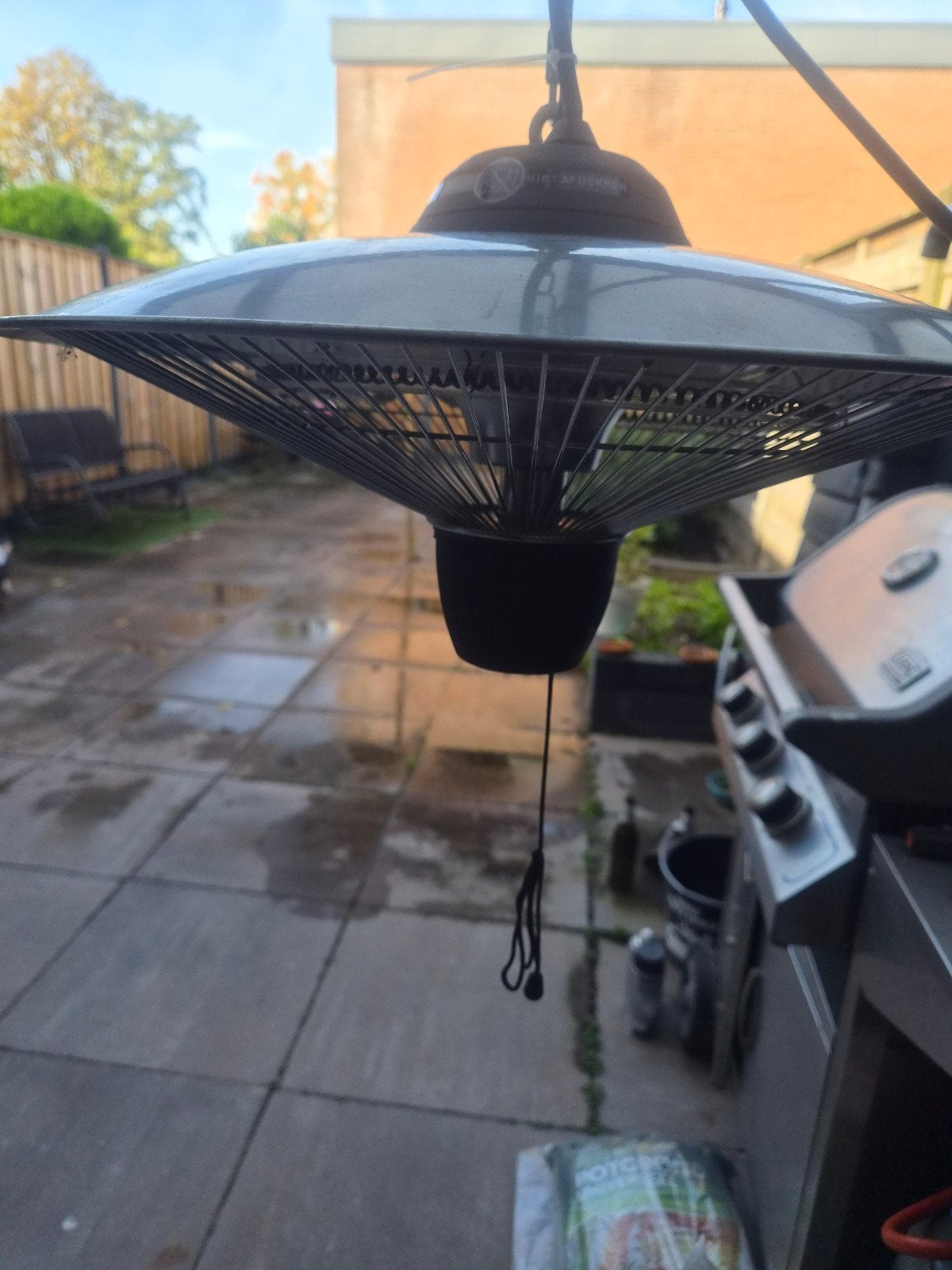 Eurom Partytent Heater 1502 - Elektrische Terrasverwarmer, Tuin en Terras, Ophalen, Gebruikt, Elektrisch, Plafond
