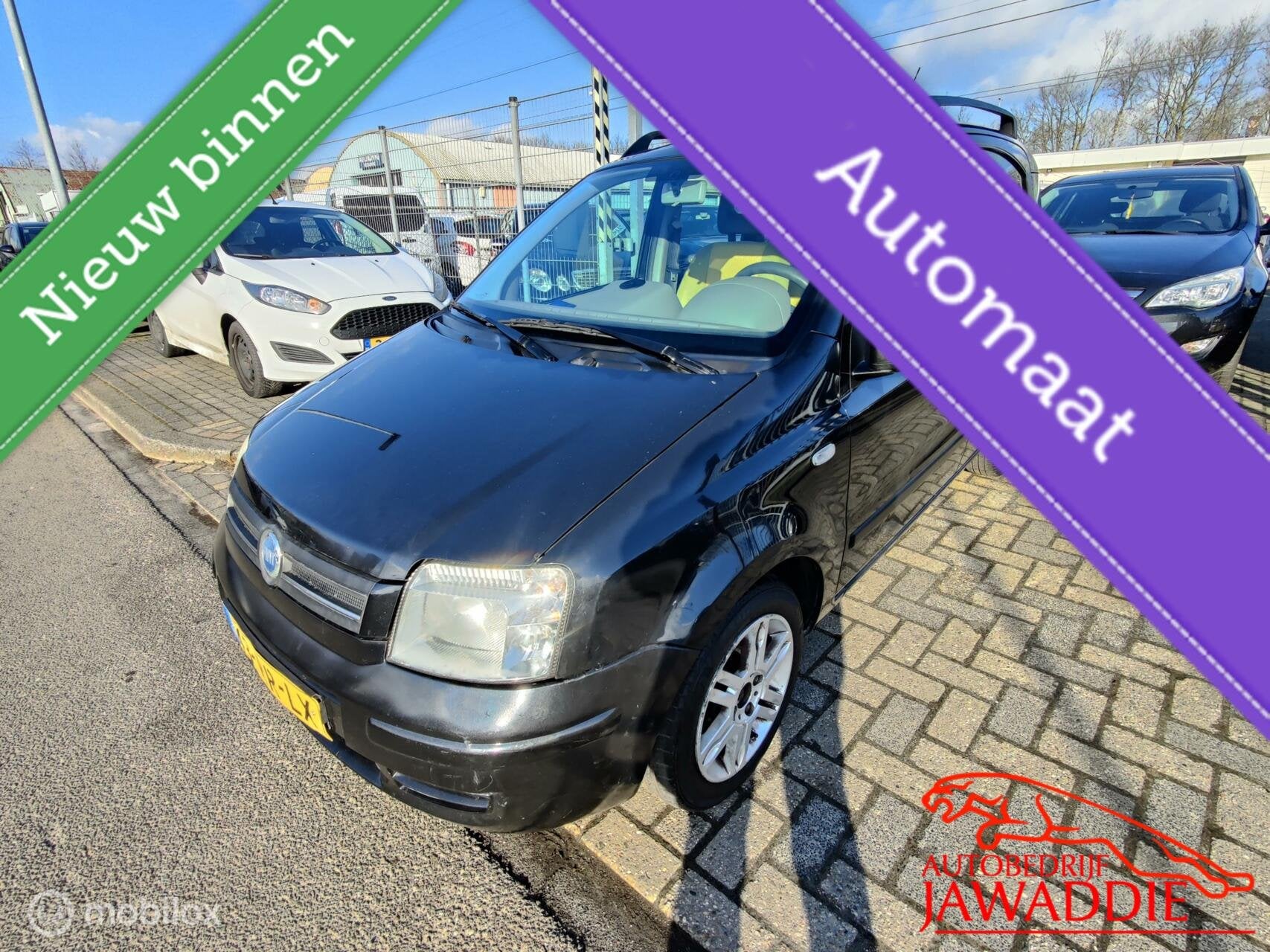 Fiat Panda 1.2 Navigator, APK tot 02-07-2027, Gebruikt, 840 kg, Zwart, Origineel Nederlands