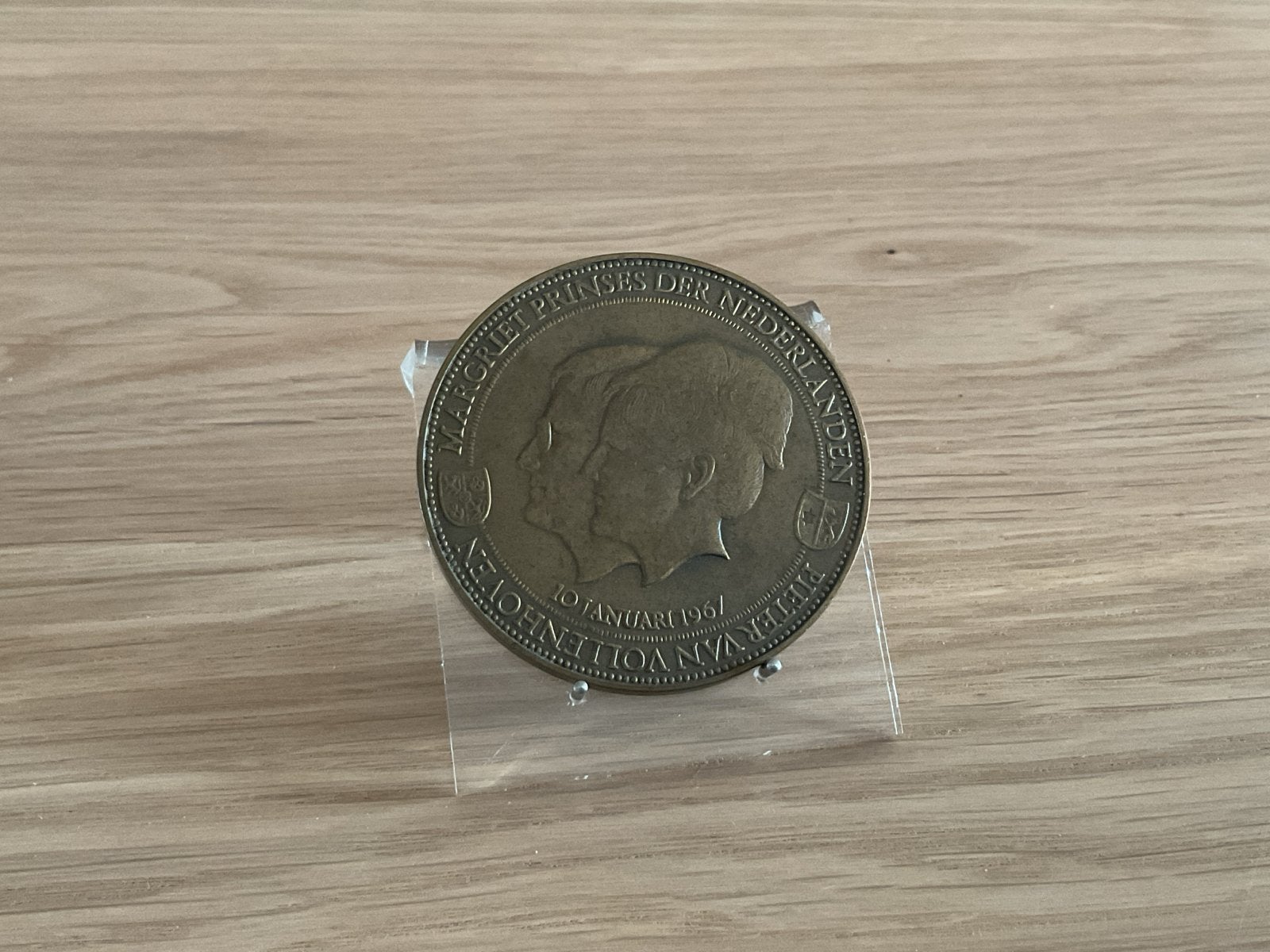 Herdenkingsmunt Margriet Prinses der Nederlanden, Postzegels en Munten, Ophalen of Verzenden
