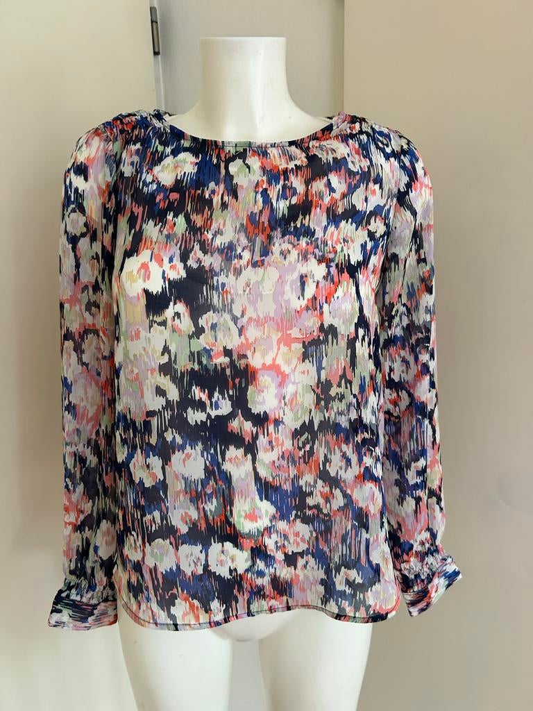 Only Blouse Maat S - Kleurrijke Print, Ophalen of Verzenden, Zo goed als nieuw, Maat 36 (S), Overige kleuren