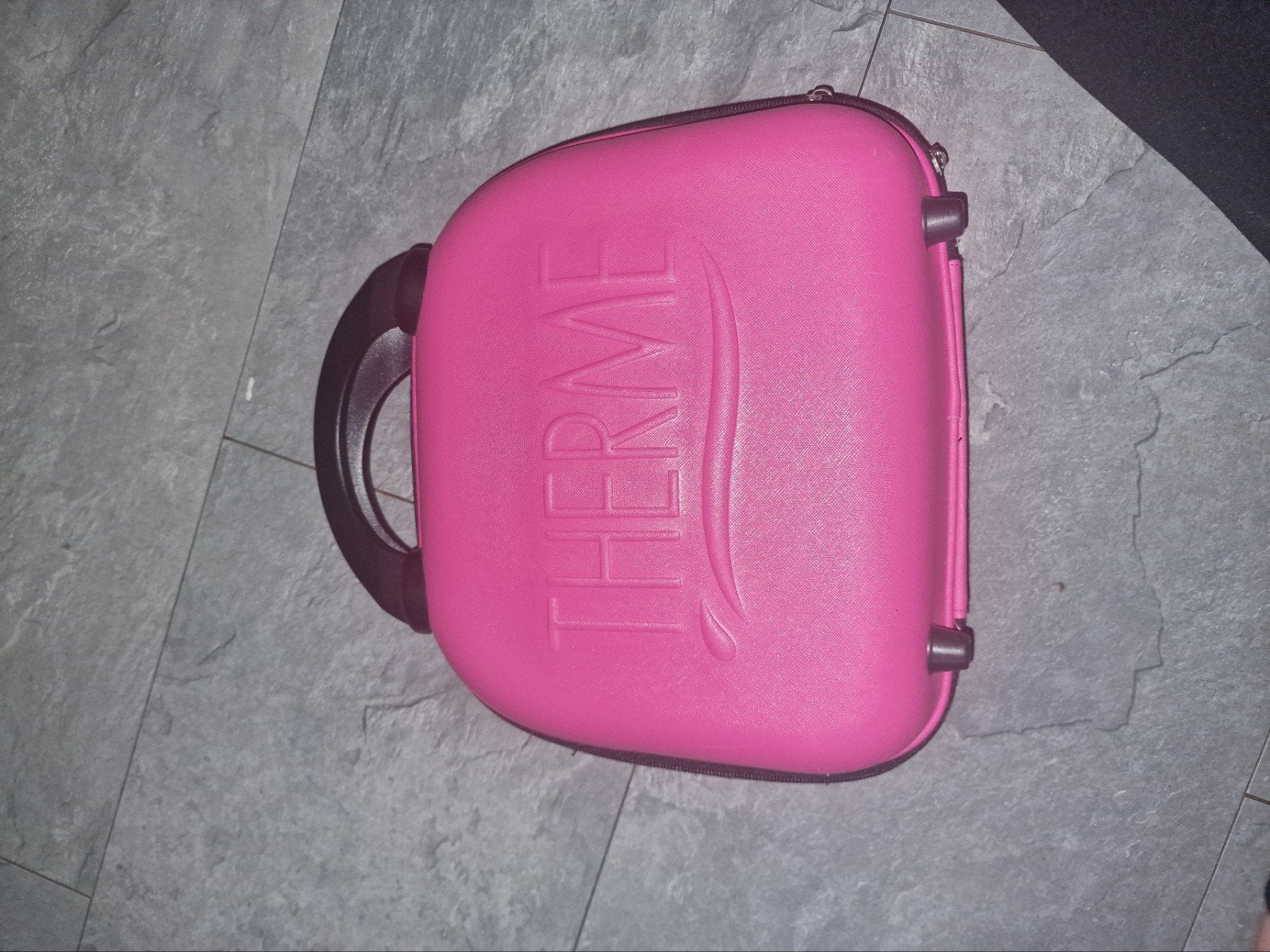 Therme Koffer - Roze Hardcase, Sieraden, Tassen en Uiterlijk, Gebruikt, Hard kunststof, Minder dan 50 cm, Ophalen of Verzenden