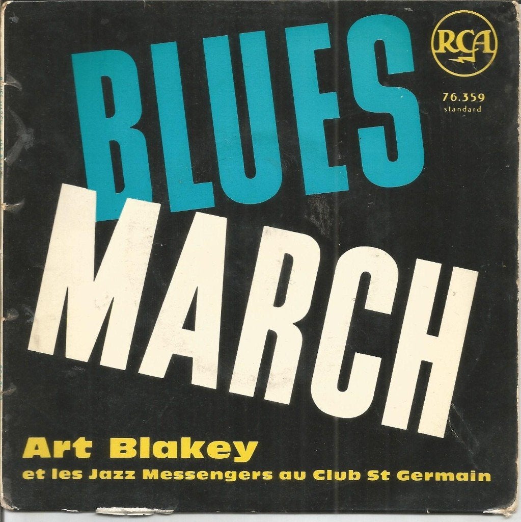Art Blakey Et Les Jazz Messengers – Blues March, Gebruikt, Fotohoes, 7 inch, Ophalen of Verzenden
