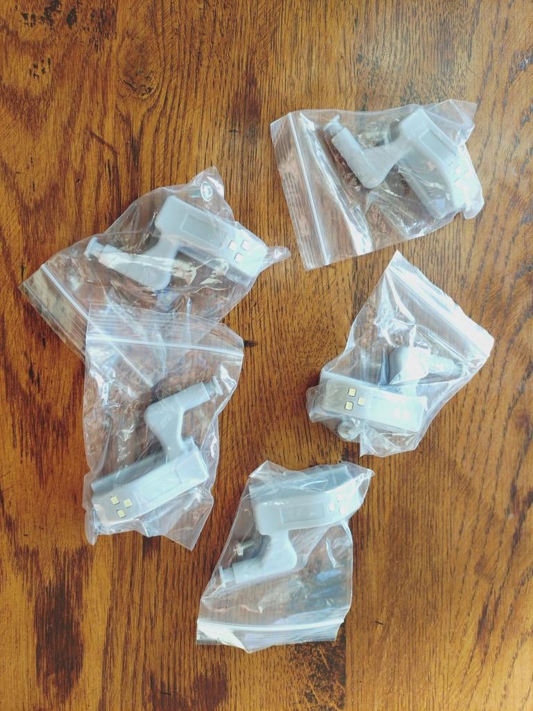 5x Kastdeur Lampjes voor IKEA Pax Kast (zonder batterij), Ophalen of Verzenden, Nieuw, Modern