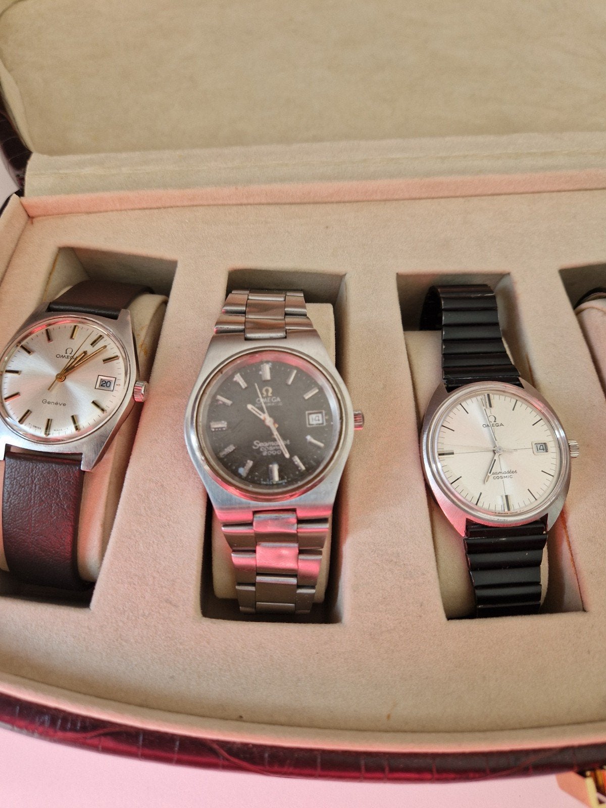 omega seamaster cosmic 2000 automatisch horloge, Staal, Gebruikt, Staal, Polshorloge