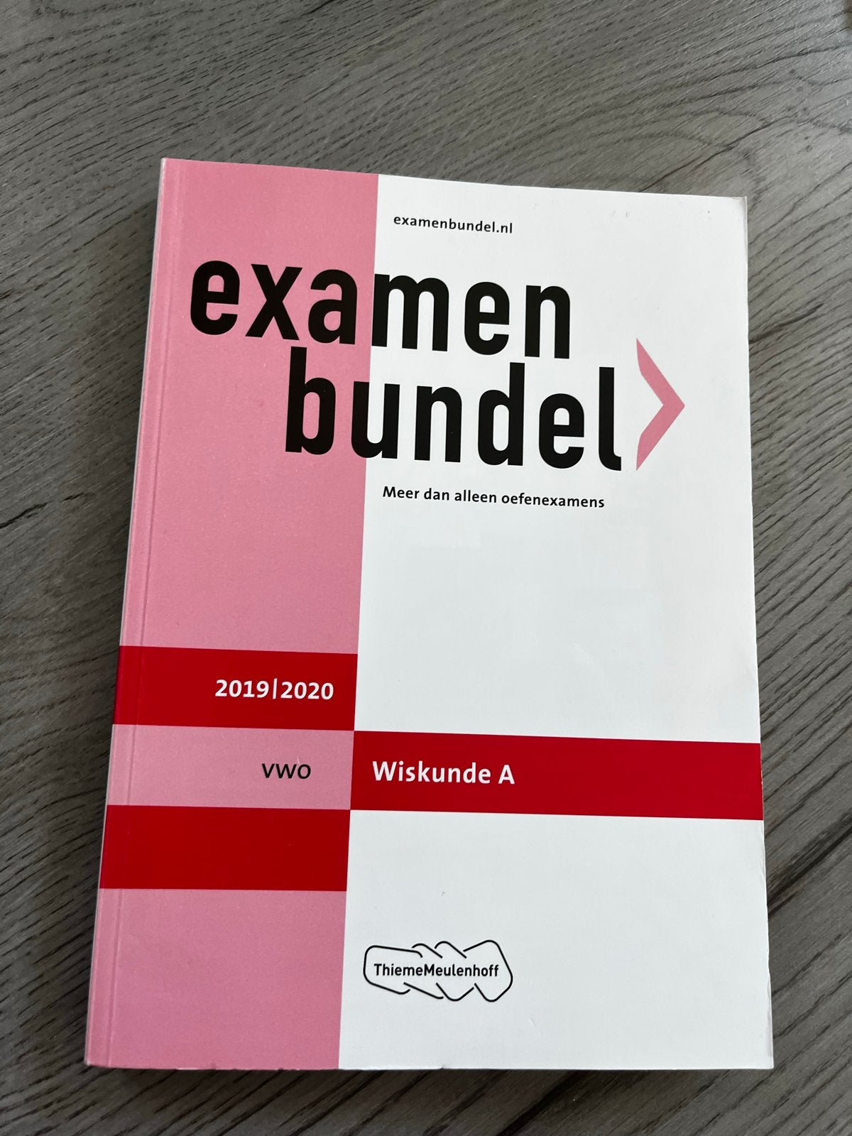 Examenbundel VWO Wiskunde A 2019/2020, Ophalen, Zo goed als nieuw, VWO, Wiskunde A