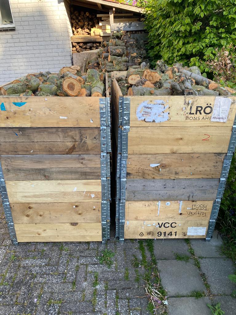 Openhaardhout appelhout, Tuin en Terras, Haardhout, Minder dan 3 m³, Ophalen, Blokken