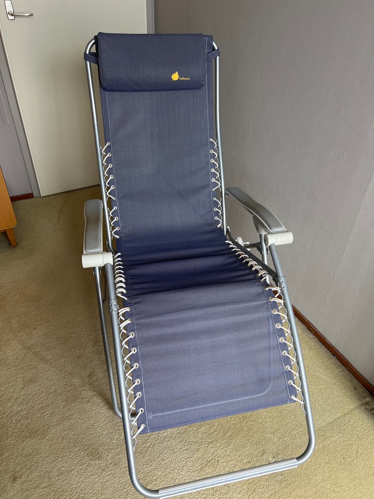 Lafuma Relaxstoel - Comfortabel en Verstelbaar, Ophalen, Gebruikt, Campingstoel