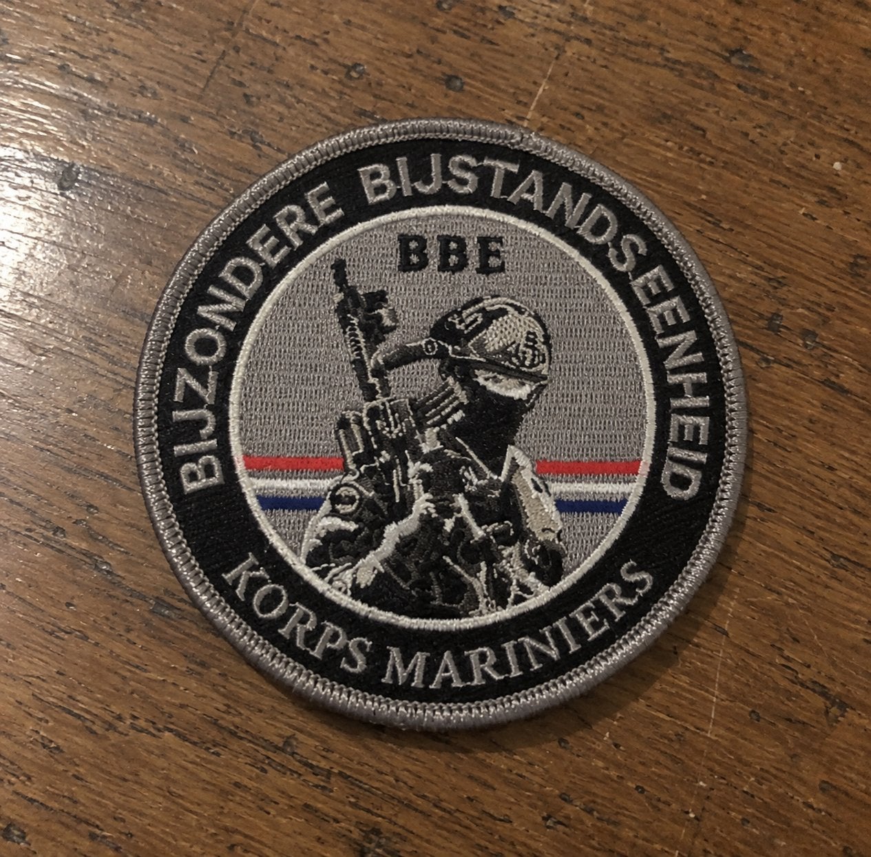 BBE Korps Mariniers Bijzondere Bijstandseenheid Patch, Verzenden, Marine, Nederland, Embleem of Badge