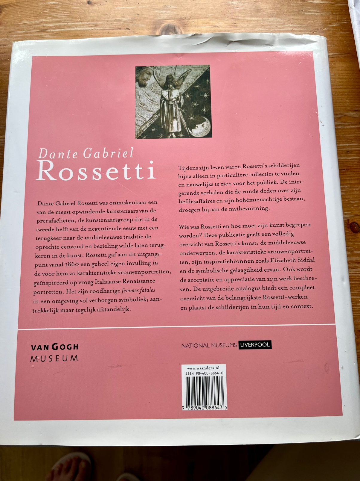 BOEK Dante Gabriel ROSETTI UIGAVE:VAN  GOGH MUSEUM, Antiek en Kunst, Ophalen of Verzenden