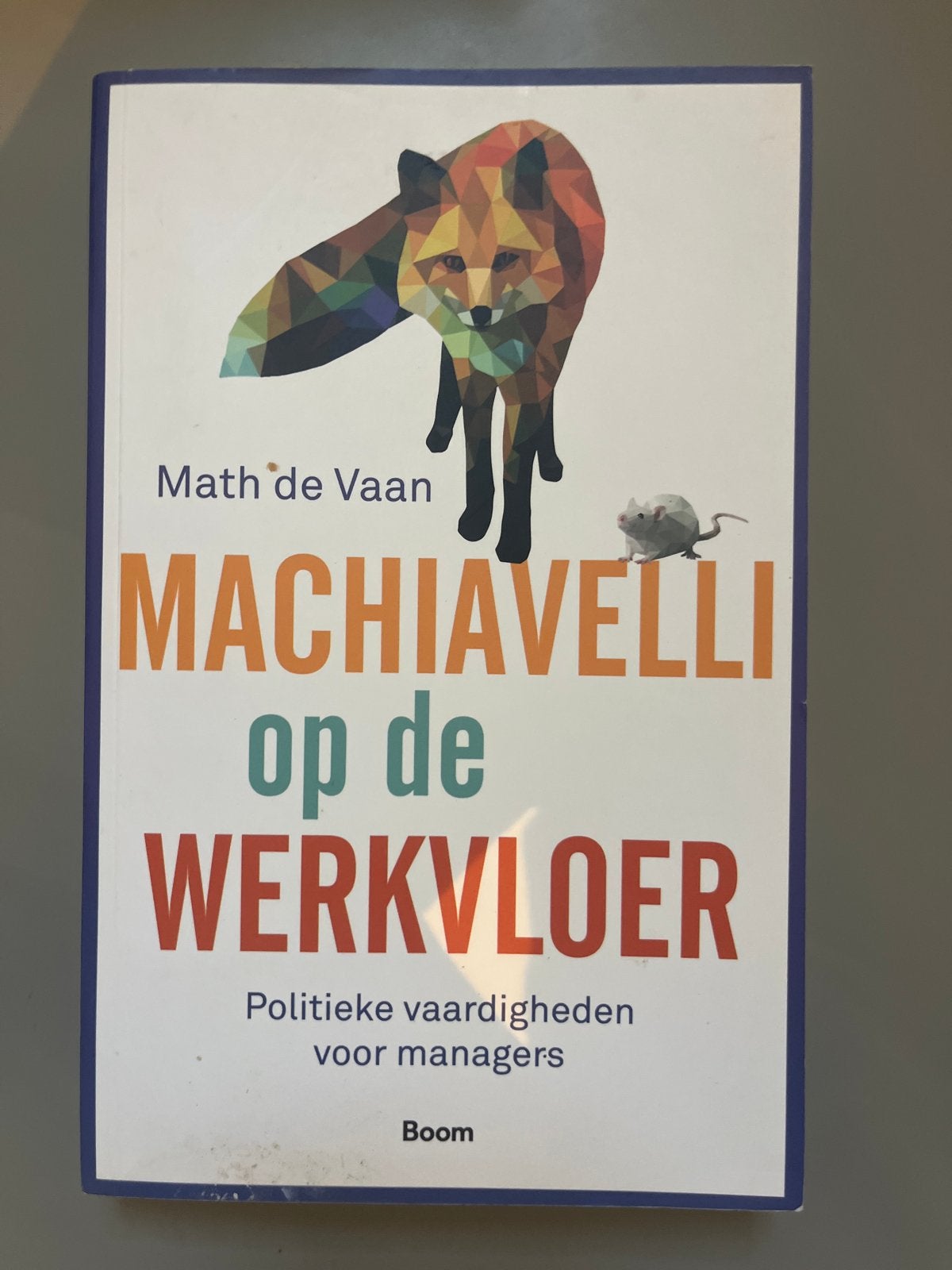 Machiavelli op de Werkvloer - Politieke vaardigheden, Ophalen of Verzenden, Nieuw, Management
