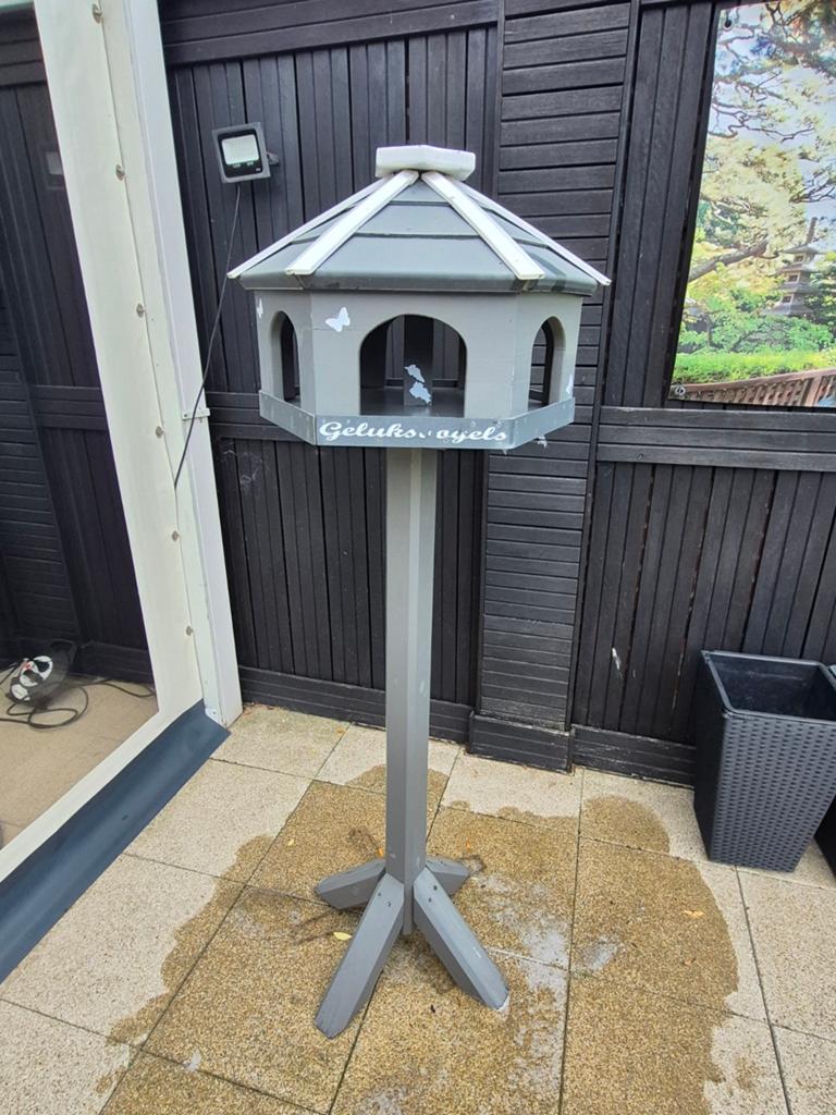 Voederhuisje vogels, Ophalen