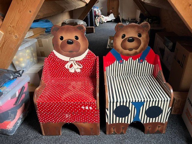 Berenstoelen 2x, Kinderen en Baby's, Kinderkamer | Tafels en Stoelen, Ophalen, Stoel(en)