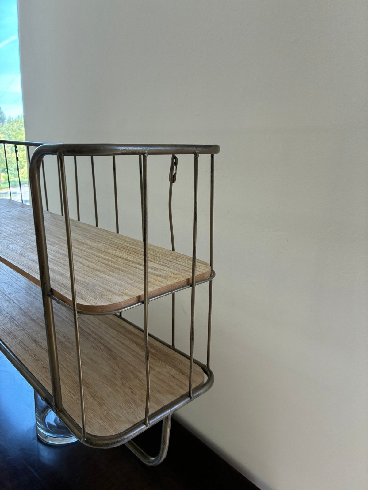 Vintage metalen keukenrek / wandrek (Tomado stijl) – 80 cm, Huis en Inrichting, Woonaccessoires | Wandplanken en Boekenplanken