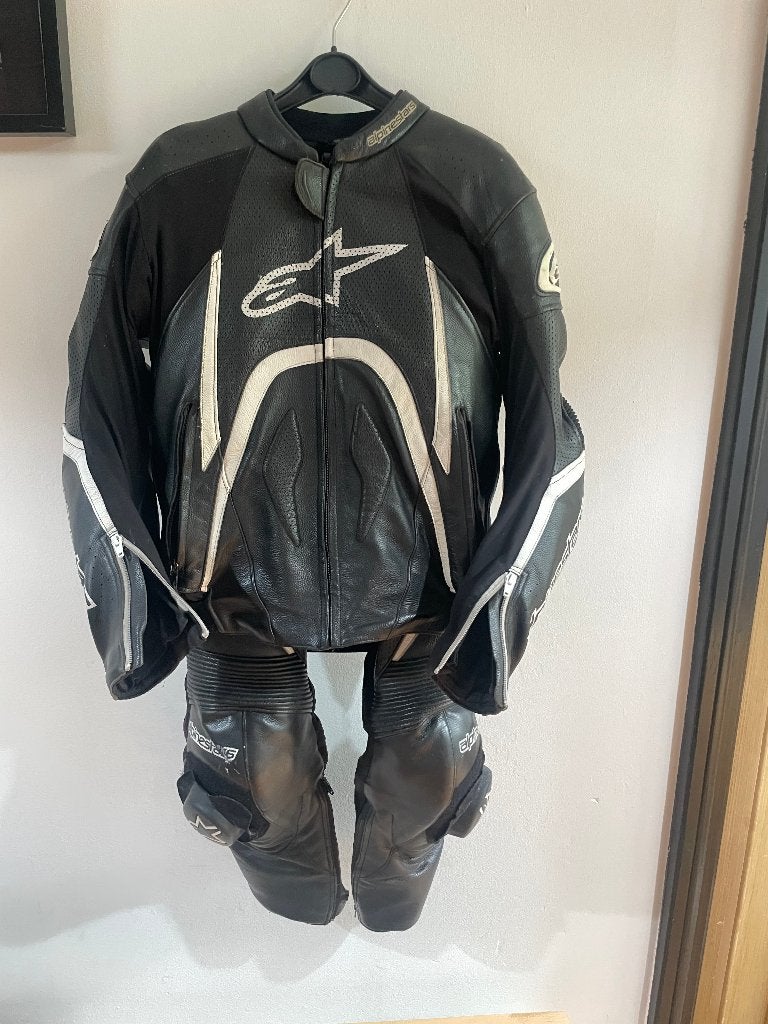 Alpinestars Orbiter 2PC Leren Motorpak maat 48– Goede Staat, Motoren, Kleding | Motorkleding, Ophalen of Verzenden, Alpinestars