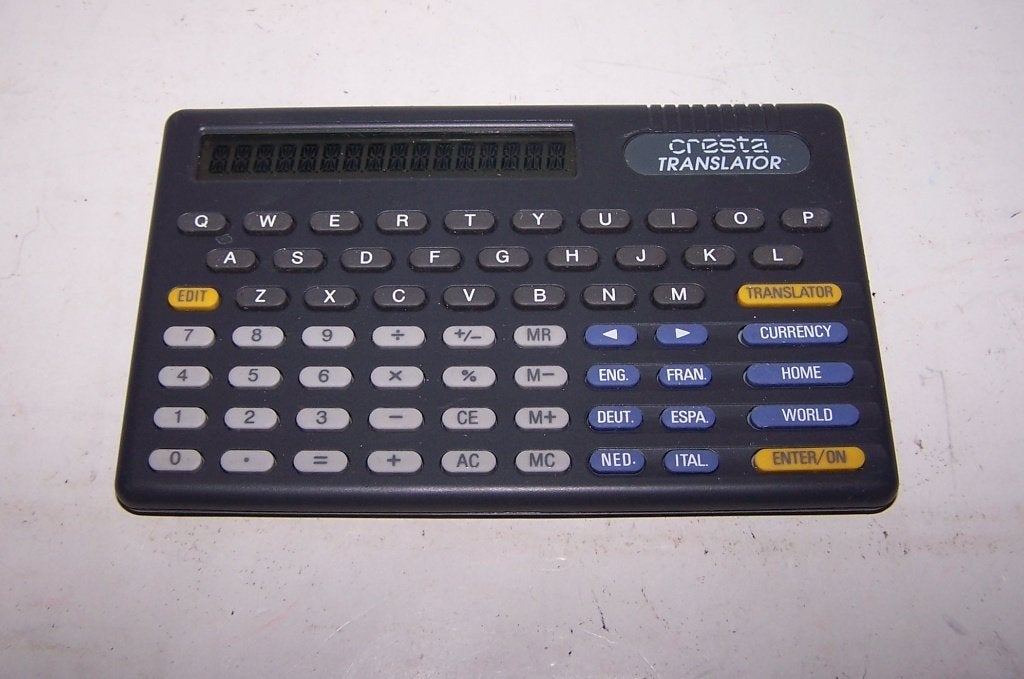 Cresta Multi-Lingual Translator. Vertaalmachine. Izgs., Verzamelen, Ophalen of Verzenden, Computers en Rekenmachines