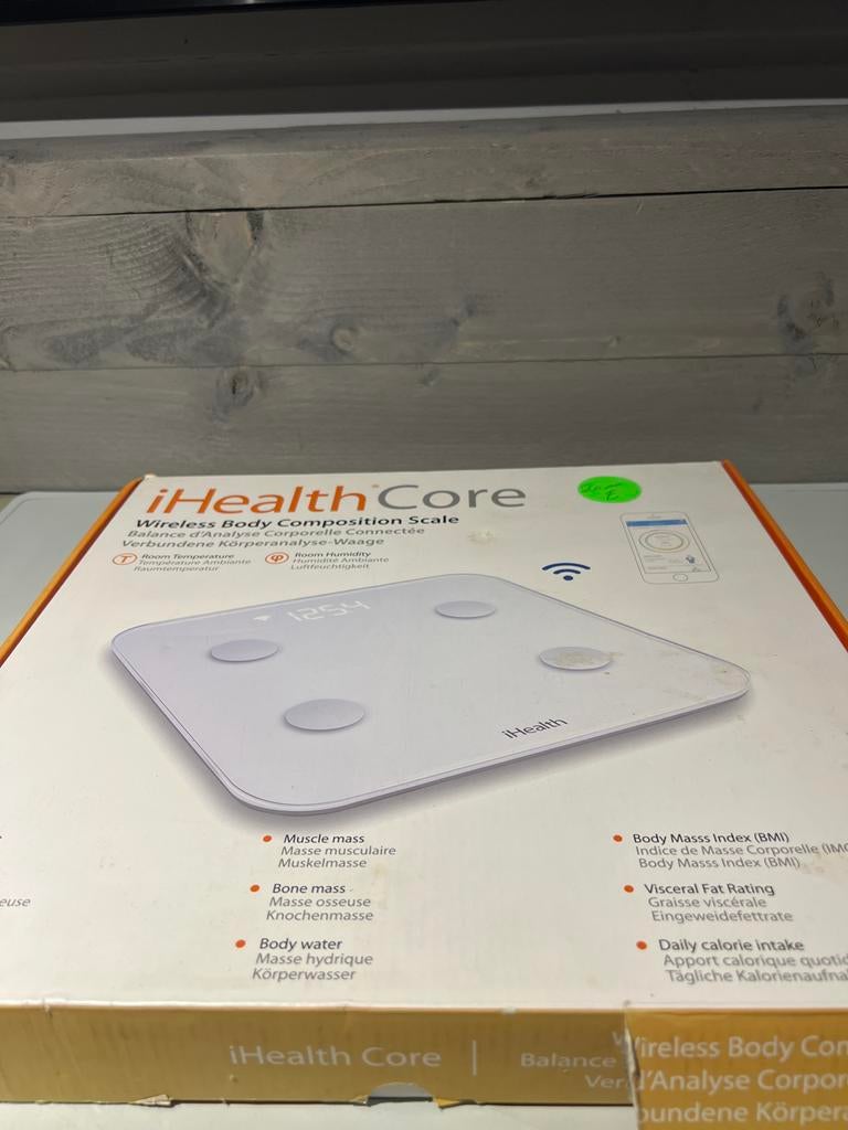 iHealth Core Draadloze Lichaamssamenstelling Weegschaal, Computers en Software, Accesspoints, Zo goed als nieuw, Ophalen of Verzenden