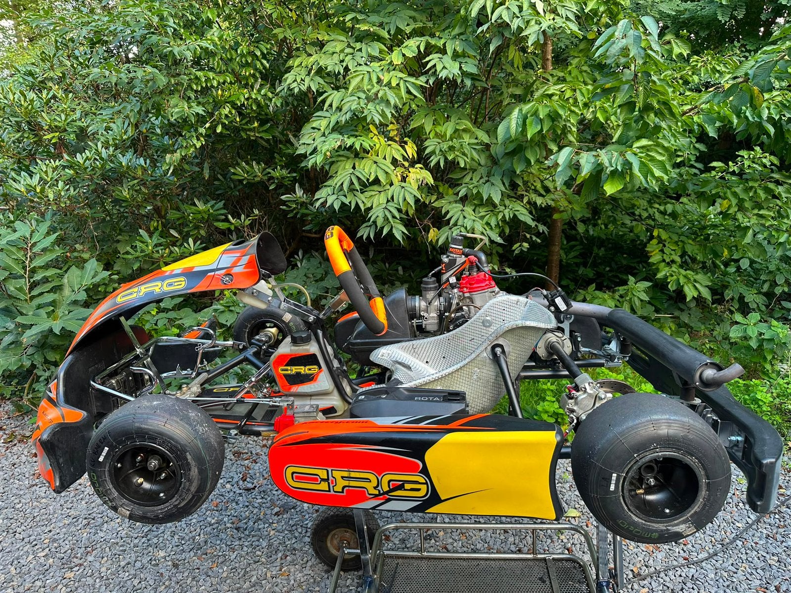 CRG Black Mirror Mini kart incl Rotax Micro-Max EVO, Sport en Fitness, Ophalen, Kart