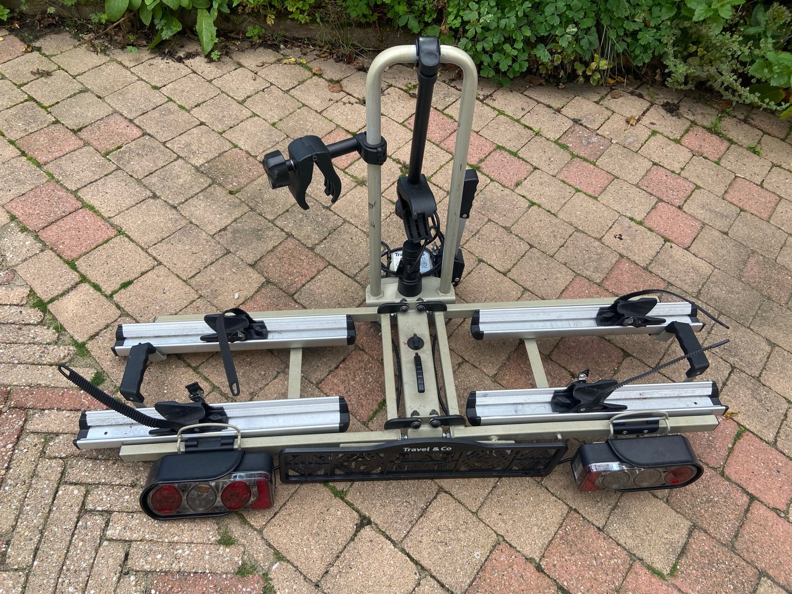 Travel & Co Flex fietsendrager voor 2 fietsen, Ophalen, Gebruikt, 2 fietsen, Trekhaakdrager
