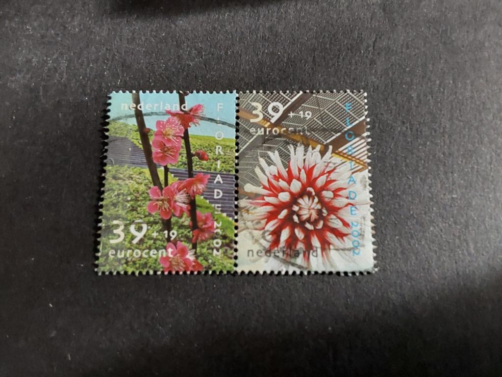 Nederland, NVPH 2078 + 2079, Verzenden, Na 1940, Gestempeld