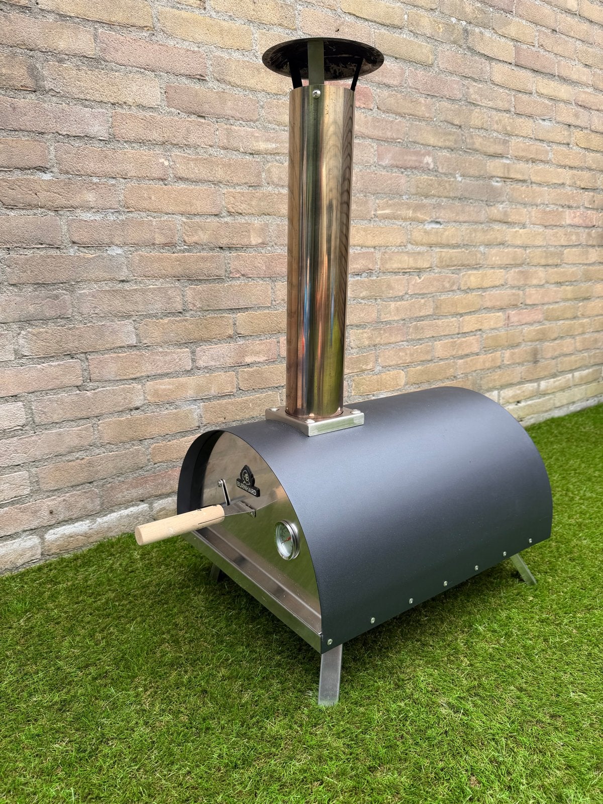 Burnhard Nero pizzaoven pellets + gas set, Ophalen, Zo goed als nieuw
