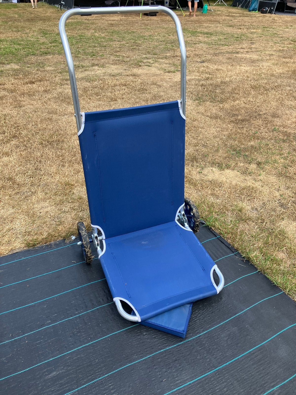 Strandstoel / Ligstoel met wielen - ook voor transport, Ophalen, Gebruikt, Campingstoel