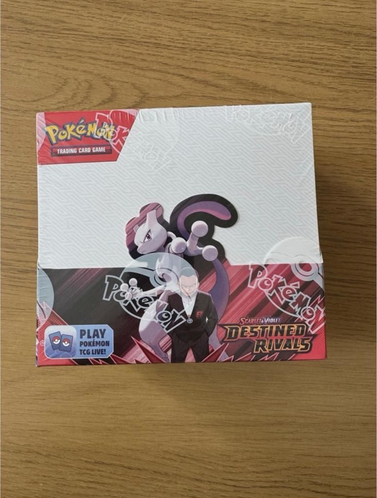 Pokemon TCG: Destined Rivals Booster Box Engels Sealed, Ophalen of Verzenden, Nieuw, Boosterbox