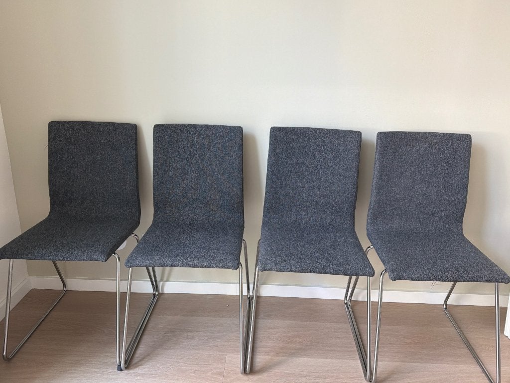 4 x kitchen chairs - IKEA LILLÅNÄS, Huis en Inrichting, Stoelen, Ophalen, Overige materialen, Zo goed als nieuw, Vier