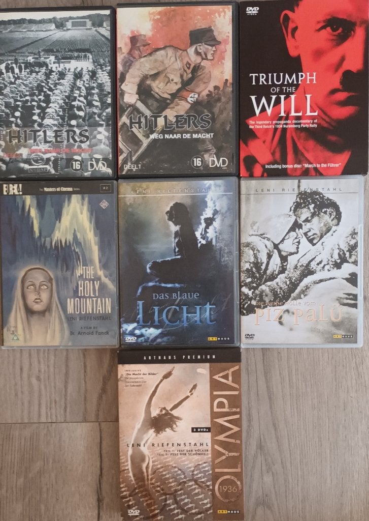 7 propaganda dvd's WO2 Riefenstahl Arthaus, Drama, Ophalen of Verzenden, Zo goed als nieuw, Vanaf 12 jaar
