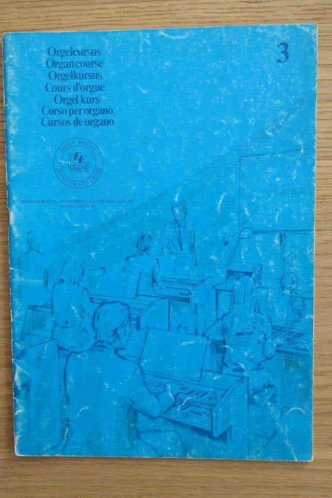 Orgelcursus boek 3, Orgel, Gebruikt, Les of Cursus, Ophalen of Verzenden