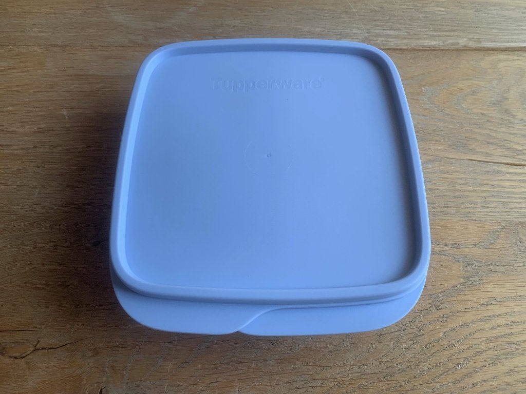 Tupperware, lunch / snack doosjes 2X (Nieuw), Ophalen of Verzenden, Nieuw, Blauw, Bus of Trommel