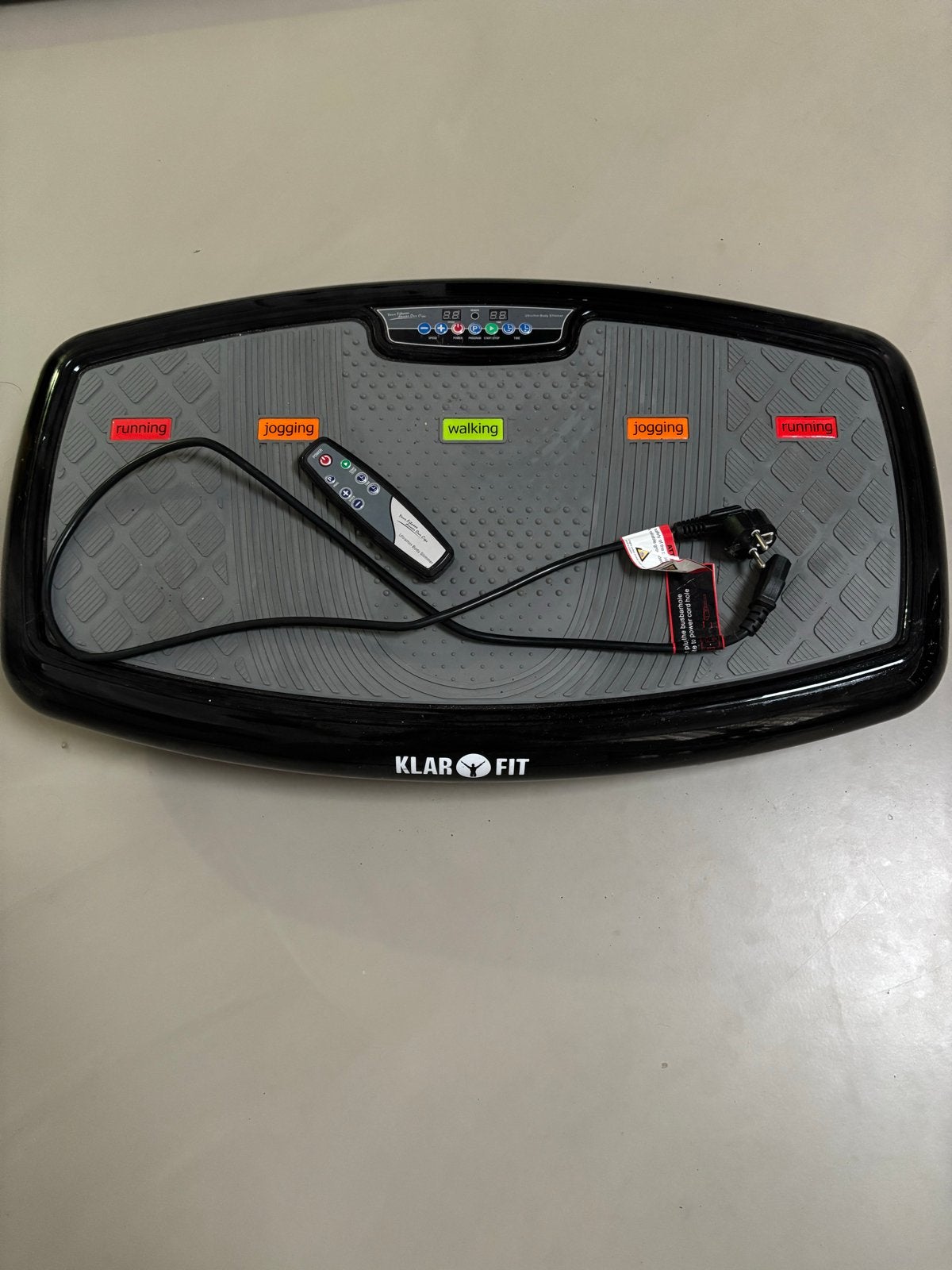Klarfit Ultrathin Body Slimmer Trilplaat, Ophalen, Zo goed als nieuw, Benen, Overige typen