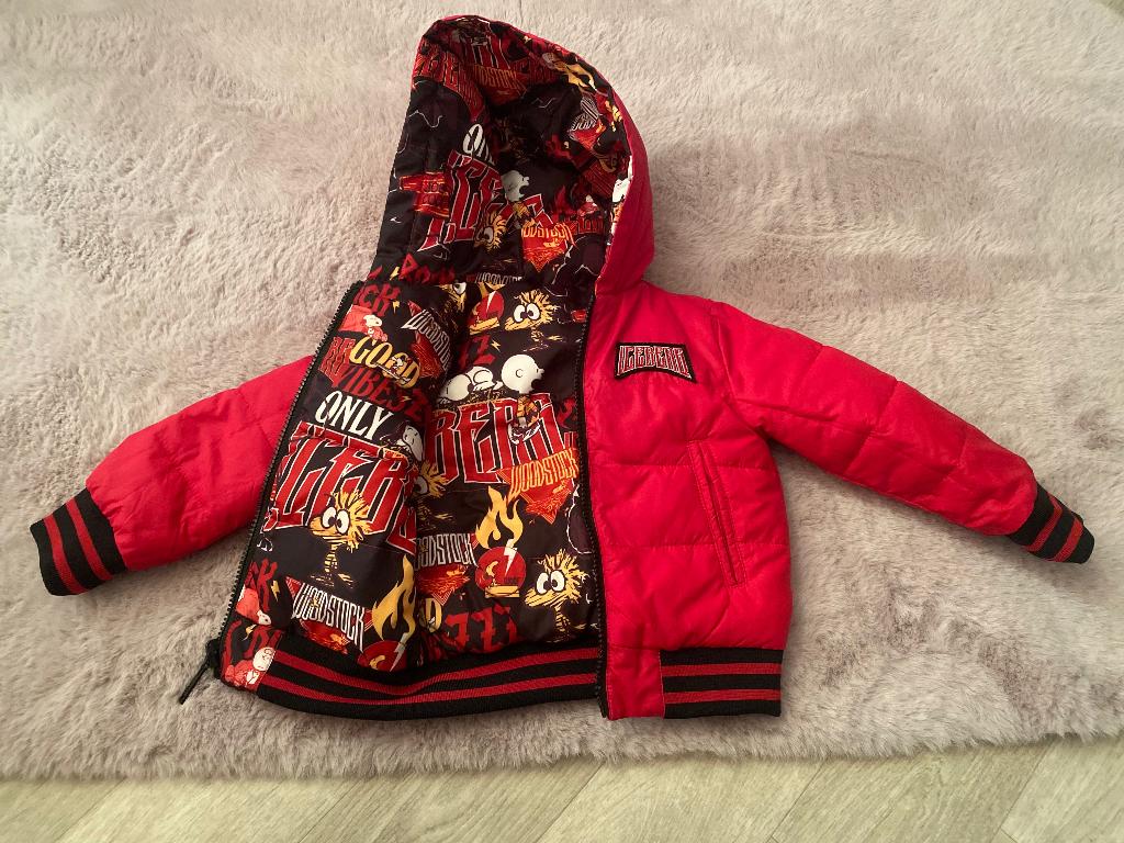 ICE BERG Snoopy (REVERSIBELE Jacket Red), Ophalen, Ice berg, Zo goed als nieuw, Jongen