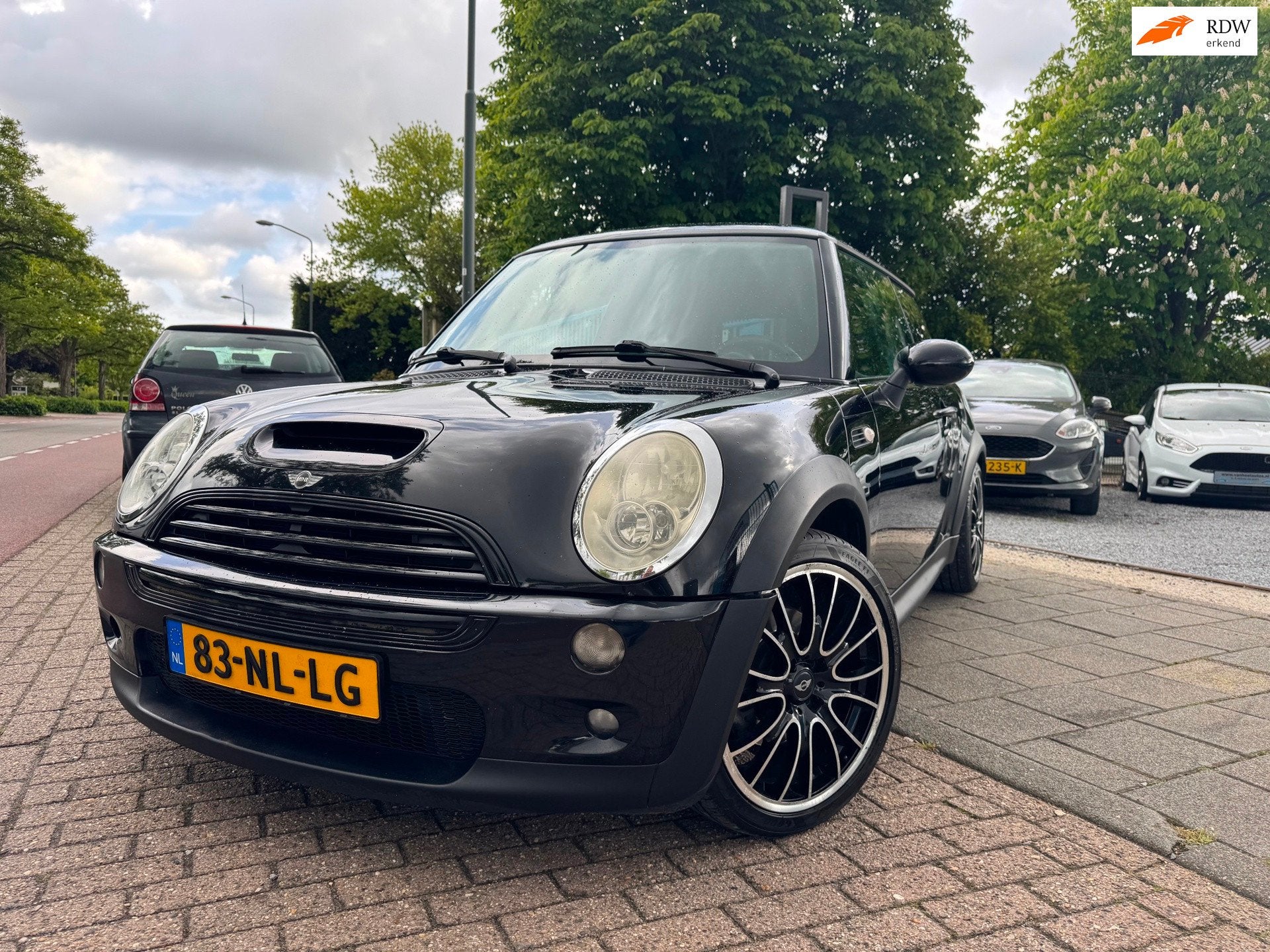 Mini Mini 1.6 Cooper S Clima Pano Miltek JCW Tuning, Auto's, Voorwielaandrijving, Stof, Zwart, 4 cilinders