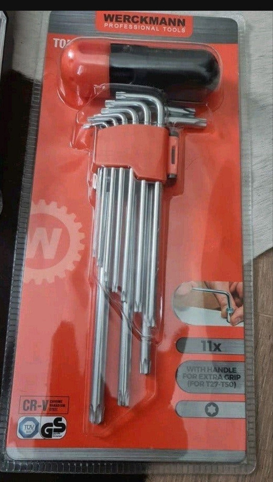 Nieuw Werckmann Professional Tools Inbusset 11-delig, Doe-het-zelf en Verbouw, Gereedschap | Handgereedschap, Ophalen of Verzenden