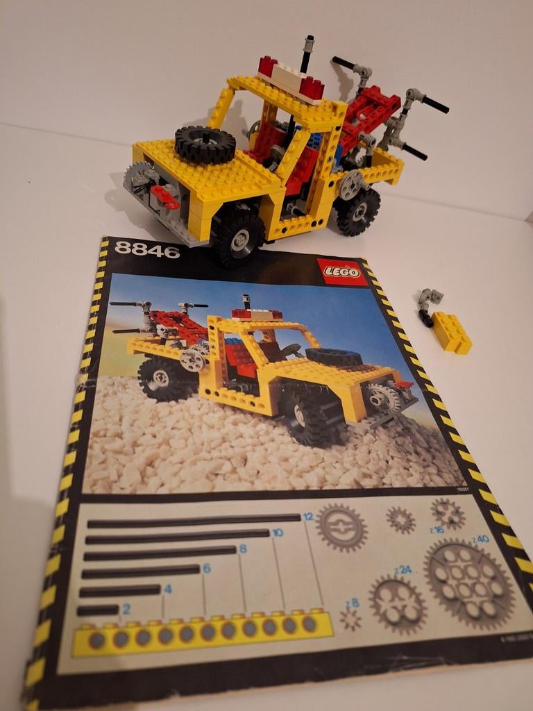 Lego technic 8846 sleeptruck compleet met boekje, Ophalen of Verzenden, Gebruikt, Complete set, Lego