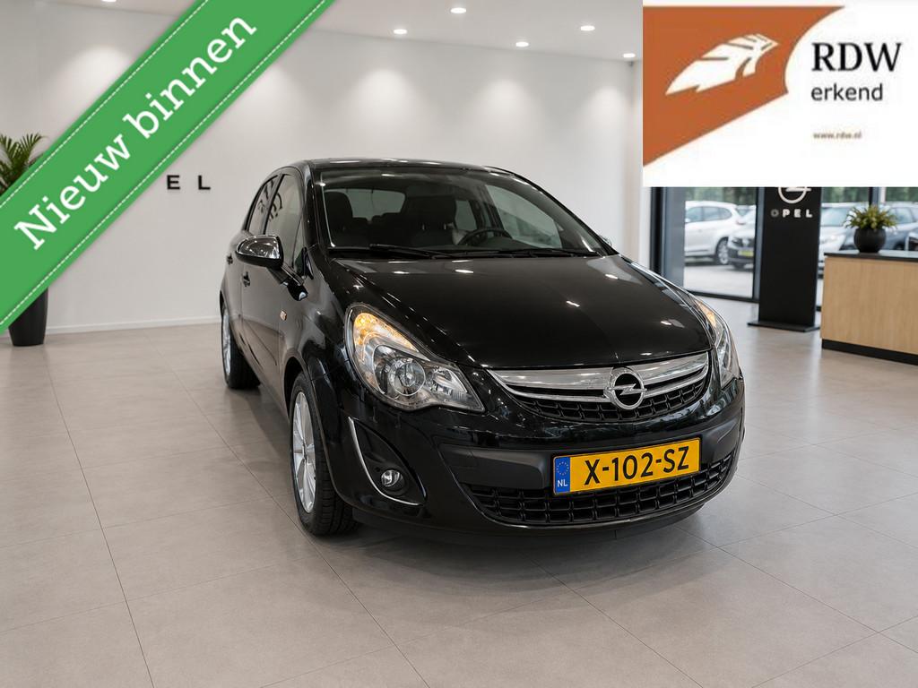 Opel Corsa 1.4-16V 5Drs Design Ed. Navi/PDC/Stoel-Stuur verw, Auto's, Opel, Bedrijf, Te koop, Corsa, ABS, Airbags, Airconditioning