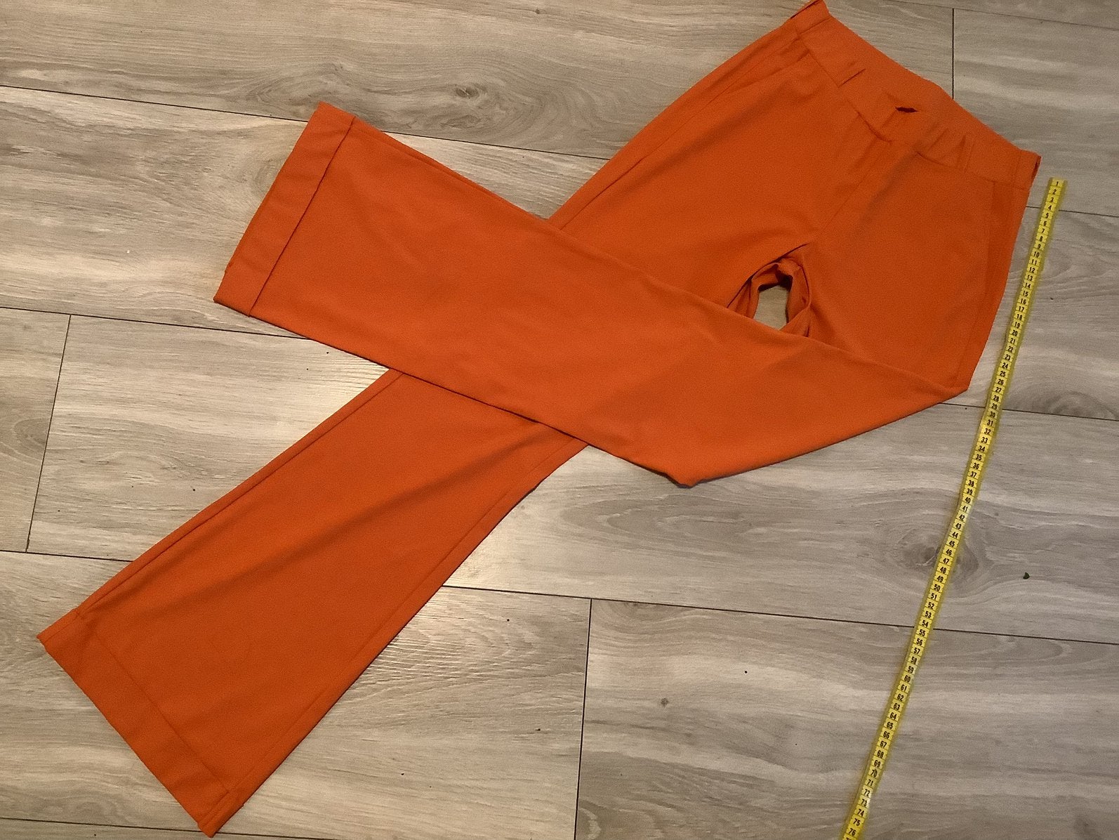 Studio Anneloes flair travelstof broek oranje S, Kleding | Dames, Oranje, Ophalen of Verzenden, Zo goed als nieuw, Maat 36 (S)