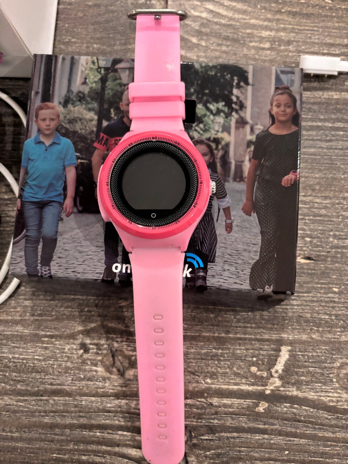 One2Track GPS telefoon horloge roze voor kinderen, Ophalen of Verzenden, Zo goed als nieuw, Roze, Jongen of Meisje