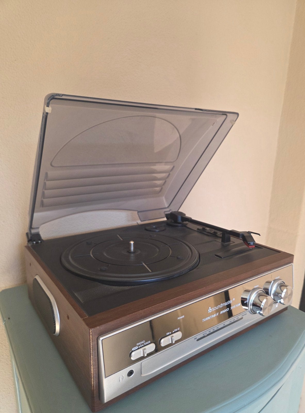 Soundmaster Platenspeler + Radio, Ophalen, Gebruikt, Overige merken
