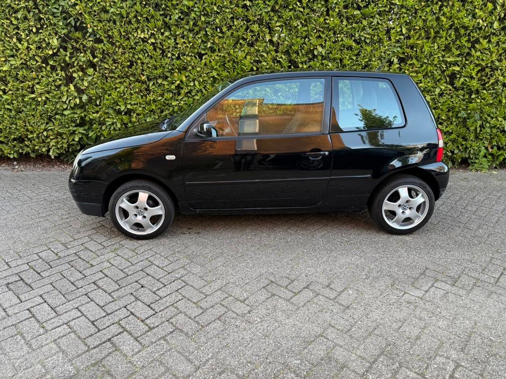Volkswagen Lupo 1.4 44KW 2005 Zwart, Voorwielaandrijving, 450 kg, 31 €/maand, 4 cilinders