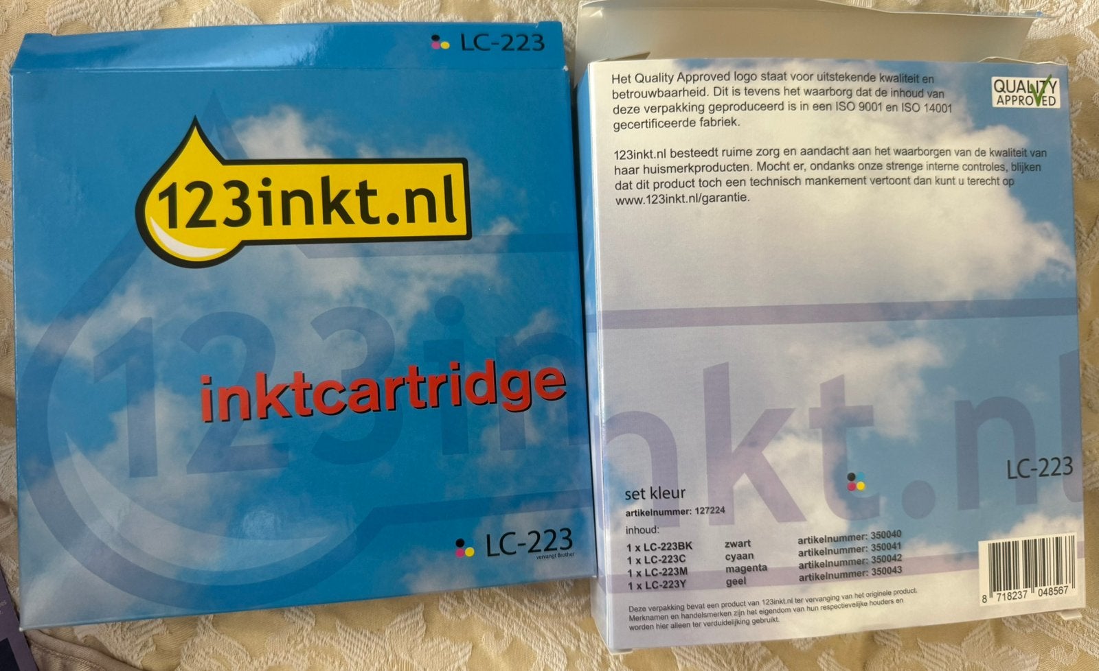Brother cartridges LC-223 GEVRAAGD - Diverse kleuren, Ophalen of Verzenden, Nieuw