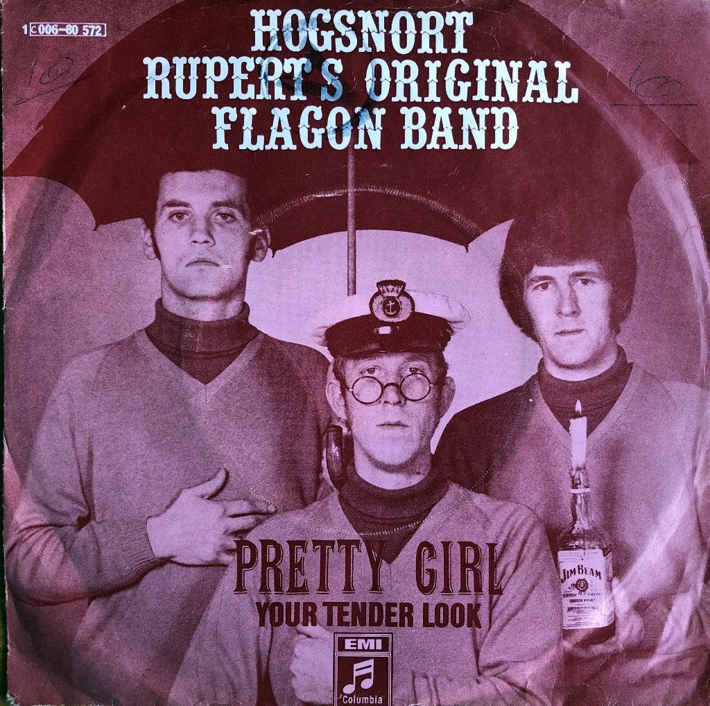 1970	Hogsnort Rupert's Original Flagon Band		Pretty Girl, Fotohoes, 7 inch, Ophalen of Verzenden, Zo goed als nieuw
