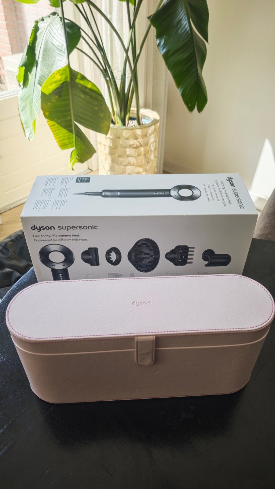 Originele Dyson Supersonic Föhn + Dyson opbergkoffer, Ophalen of Verzenden, Gebruikt, Haarverzorging