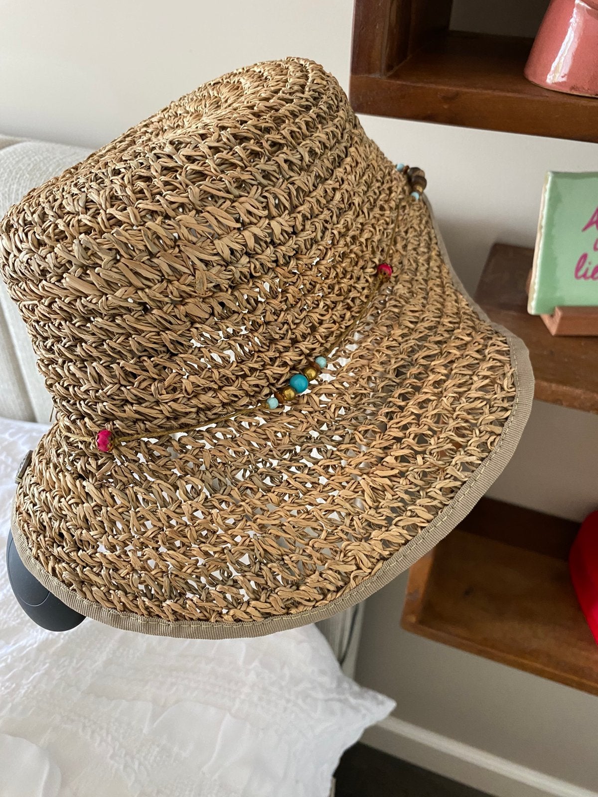 Hoed van Seagrass, Ophalen of Verzenden, Zo goed als nieuw, One size fits all